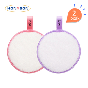 <span class=keywords><strong>Démaquillant</strong></span> de microfibre de serviette de visage de tissu <span class=keywords><strong>lavable</strong></span> réutilisable en gros avec des tampons - Product Image 6