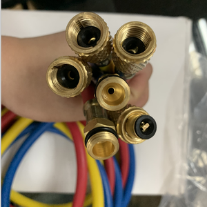 Refrigeration <strong>Manifold</strong> <strong>Gauge</strong> Set HVAC System for New Type Refrigerant Tools for R1234yf and <strong>R134A</strong> - Product Image 4