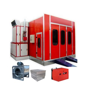 Haute performance utilisé <span class=keywords><strong>carrosserie</strong></span> <span class=keywords><strong>peinture</strong></span> salle avec brûleur à huile - Product Image 2