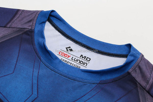Guangzhou ropa vengadores de Marvel superhéroe Capitán América T <span class=keywords><strong>camisa</strong></span> 3D cuerpo impresión <span class=keywords><strong>camisa</strong></span> para Hombre Ropa de gimnasio - Product Image 4