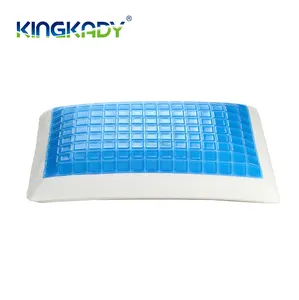 Luxe Aangepaste Memory Foam Contour Honingraat Cooling Gel Kussens Bed Kussens Voor Slapen