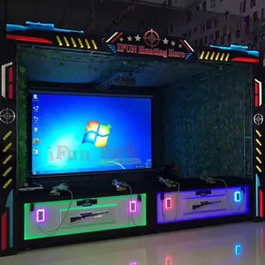 Simulador de caza de interior juego de arcade mahine para zona de juego