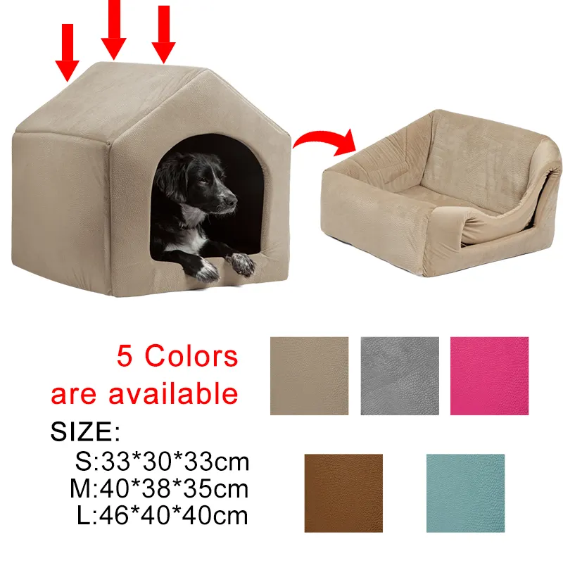 ผลิตภัณฑ์สำหรับสัตว์เลี้ยง Luxury Dog House สุนัข Cozy Bed ลูกสุนัขสัตว์เลี้ยง Sleeping Cat Cushion