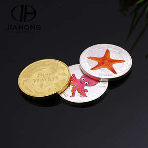 Personalizado Chapado en metal mar mundo de los animales de <span class=keywords><strong>estrella</strong></span> de mar de <span class=keywords><strong>la</strong></span> moneda - Product Image 2
