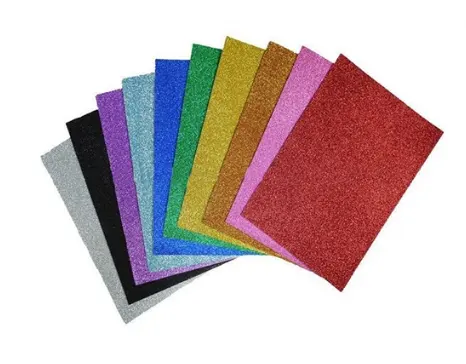 Multi-colored glitter EVA foam paper goma eva sheet