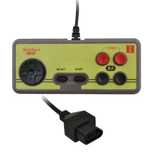 Yuswallow console japonês de 8 bits, 7pin plug cabo de controle de gamepad com turbo