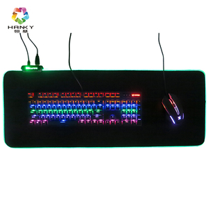 <span class=keywords><strong>Tapis</strong></span> de <span class=keywords><strong>souris</strong></span> RGB Extra 2.0, Hub USB plus fonctions, pour le travail et les jeux vidéo, <span class=keywords><strong>led</strong></span> - Product Image 1