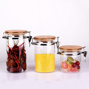 vidrio al por mayor tarro de especias con abrazadera tapa abrazadera de tapas <span class=keywords><strong>para</strong></span> frascos de vidrio de 4 oz - Product Image 2