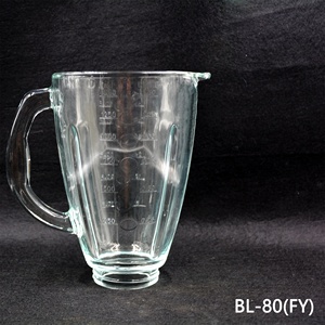 BL-80(FY) licuadora de buena calidad jarra de vidrio, vasos de vidrio, jarra exprimidora de 1,25l para licuadora Oster - Product Image 4