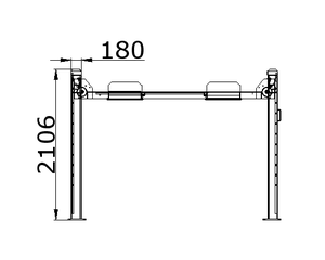 Polipasto utilizado 4 post coche ascensor LFP45/1780/<span class=keywords><strong>A</strong></span> - Product Image 6