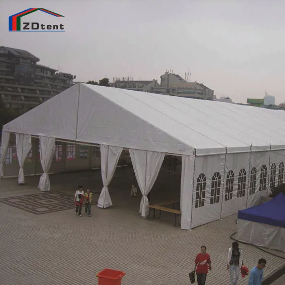 Big outdoor commercial trade show exhibition tent event