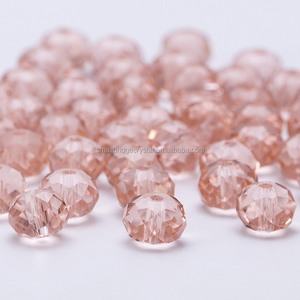 Pendientes de gota de agua de vidrio hueco para fabricación de joyas cuentas de Vidrio colorido colgante de cristal de - Product Image 2