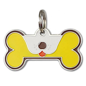 Etiqueta personalizada etiqueta grabada Etiqueta de identificación del nombre del teléfono de <span class=keywords><strong>los</strong></span> accesorios del collar de perro - Product Image 4