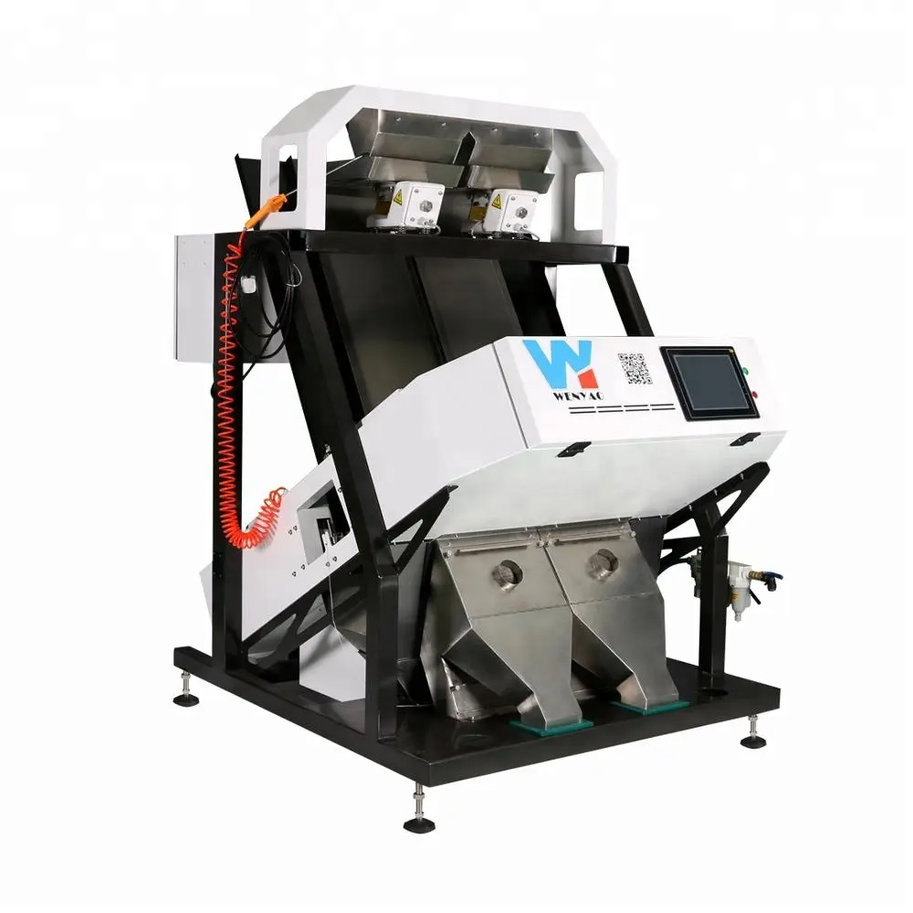 Machine de triage du plastique optique professionnel, machine de traitement des aliments pour tri du plastique, avec capteur CCD