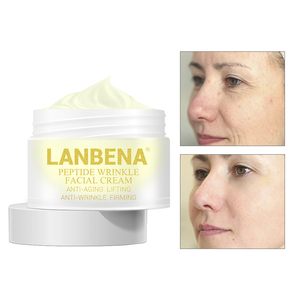 LANBENA la piel reafirmante solucionar péptido antiarrugas crema facial - Product Image 6