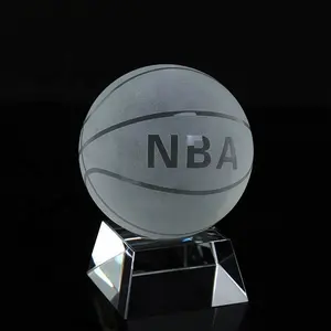 Sports competition crystal football / basketball / golf / tennis competition honor trophy company souvenir