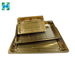 Fabricación desechables de plástico negro embalaje contenedor alimentos/frutas/Sushi/bandeja de carne - Product Image 2