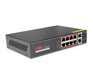 ONV factory 10/100mbs Дальняя передача 8 PoE переключатель и 2 uplink DC24V нестандартный сетевой коммутатор ip-камеры - Product Image 1