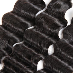 Vietnam <span class=keywords><strong>Court</strong></span> Naturel Lâche Vague Profonde Poils pubiens Armure Coiffures Noir Femmes - Product Image 4