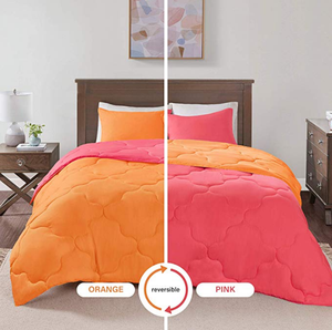3 Piece <strong>Comforter</strong> Set All Season Reversible Stitched Geometrical Pattern Bedding Comfort - Product Image 5