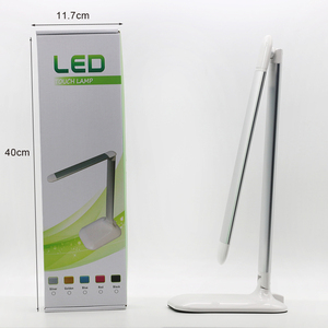 Đèn bàn <span class=keywords><strong>LED</strong></span> hiện đại với cảm ứng mờ 3 cấp hợp kim nhôm có thể gập lại ánh sáng tự nhiên cao CRI 80 đèn nghiên cứu điện - Product Image 4