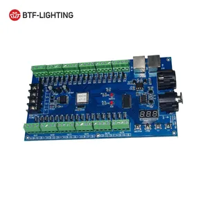 DC5V-36V 13 gruppen RGBW ausgang XLR RJ45 ports 36ch 40ch controller dmx512 decoder board