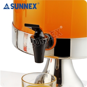 Sunnex-dispensador de exprimidor de acero inoxidable, doble cabezal, para restaurante, con contenedor de PC, dispensador de bebidas - Product Image 3
