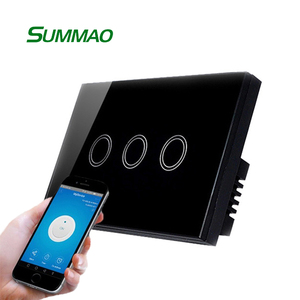 hotel de automatización eléctrica control de teléfono móvil wifi pared interruptor de la luz de casa inteligente interruptor - Product Image 2
