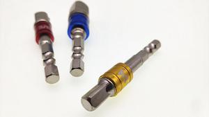 Adaptateur de mèche d'extension de douille à impact Jeu d'adaptateurs de clé à douille 1/4 "<span class=keywords><strong>3</strong></span>/8" 1/<span class=keywords><strong>2</strong></span> "Drive Hex Square Nuts Driver Drill - Product Image 2