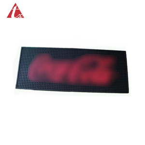 Profession usine personnalisé n'importe quelle forme caractère logo écologique pvc souple tapis de bar saphir Époxy bar tapis - Product Image 5