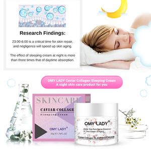 Crème de <span class=keywords><strong>nuit</strong></span> au caviar Omy Lady, marque privée, cosmétiques coréens, <span class=keywords><strong>meilleure</strong></span> crème <span class=keywords><strong>anti</strong></span>-âge et éclaircissante pour le visage - Product Image 4
