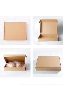 En gros Kraft Portable Biodégradable Environnemental Compostable ondulé Emballage Vêtements Boîte postale - Product Image 4
