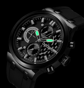 Nuevo diseño con fecha de la <span class=keywords><strong>semana</strong></span> <span class=keywords><strong>24</strong></span> hora reloj relojes de los hombres de lujo - Product Image 1