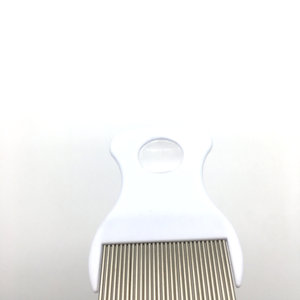 Peigne d'élimination des puces à cheveux naturels, poignée en plastique, épingles en acier inoxydable, cheveux naturels, litthing, peigne d'élimination des puces - Product Image 5