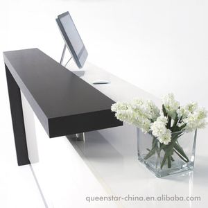 Bàn tiếp tân <span class=keywords><strong>MFC</strong></span> thân thiện với môi trường hiện đại QS-RC02 với màu trắng bóng cao cho mục đích thương mại - Product Image 3