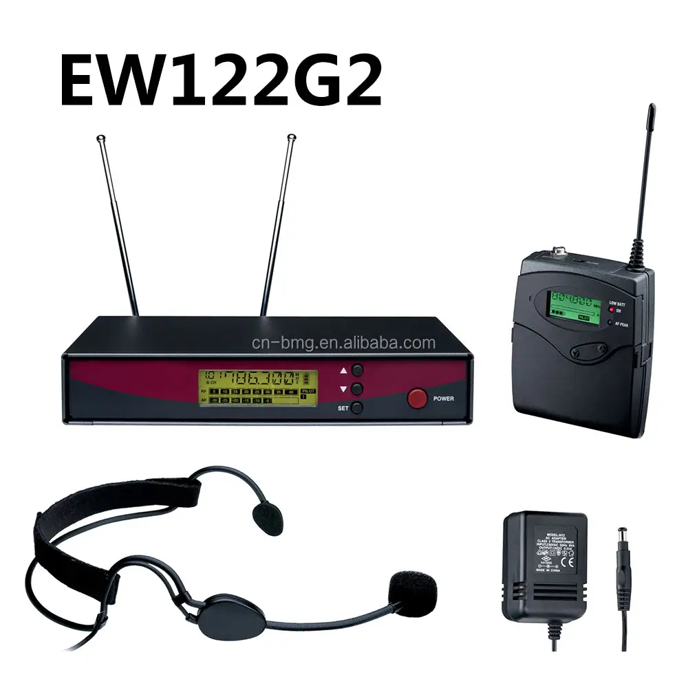 Verdadeiro ew122g2 Diversidade UHF sem fio fone de ouvido/microfone para sennheiser sem fio microfone de lapela/desempenho ao ar livre