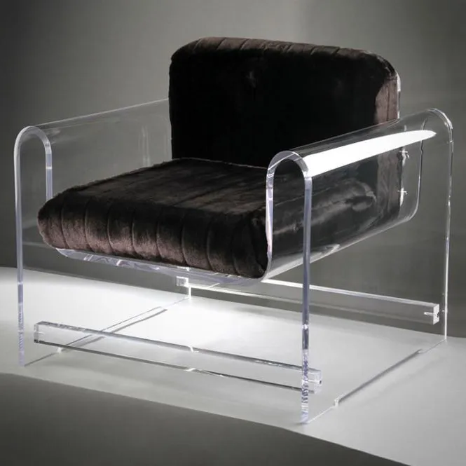 फैक्टरी कस्टम Plexiglass lucite एक्रिलिक सोफे भूत कुर्सी