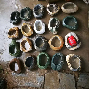 En gros <span class=keywords><strong>Pas</strong></span> <span class=keywords><strong>Cher</strong></span> Petit <span class=keywords><strong>Balcon</strong></span> Extérieur Pierre Fleur Planteur Pots - Product Image 2