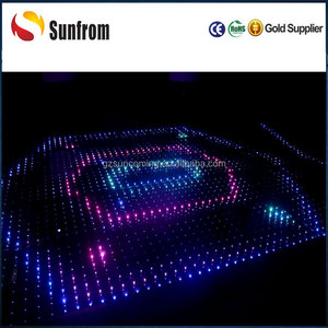 Cristal templado de panel de vidrio de color rgb venta al por <span class=keywords><strong>mayor</strong></span> led de pista de baile de luz - Product Image 1