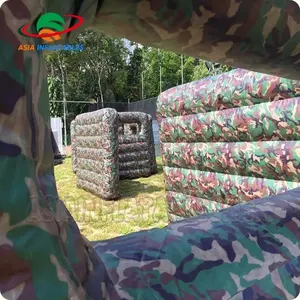 Fabrika Kamuflaj Ucuz Paintball Şişme Duvar Bunker, Şişme Paintball Duvar