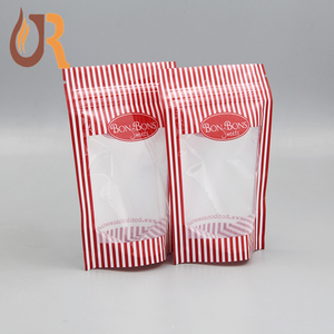 De plástico <span class=keywords><strong>al</strong></span> por mayor paquete de bombones dulces pie ziplock lado doble Impresión de superficie mate papel de aluminio bolsas de embalaje - Product Image 1