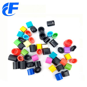 Đầy Màu Sắc Nhựa Lễ Hội Vải Bracelet Một Cách Trượt Nhựa Nút Dây Đeo Cổ Tay Khóa - Product Image 5