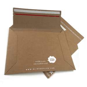 Kraft rigido <span class=keywords><strong>A4</strong></span> formato A5 stampato bianco Logo Mailer busta imballaggio cartone <span class=keywords><strong>buste</strong></span> personalizzate - Product Image 3