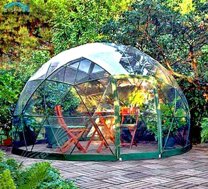 苏州 wt 帐篷 coltd 透明户外玻璃温室玻璃圆顶屋
