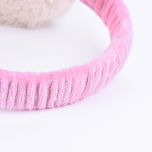 Venta caliente <span class=keywords><strong>diadema</strong></span> oreja caliente forma de estrella de peluche orejera - Product Image 5