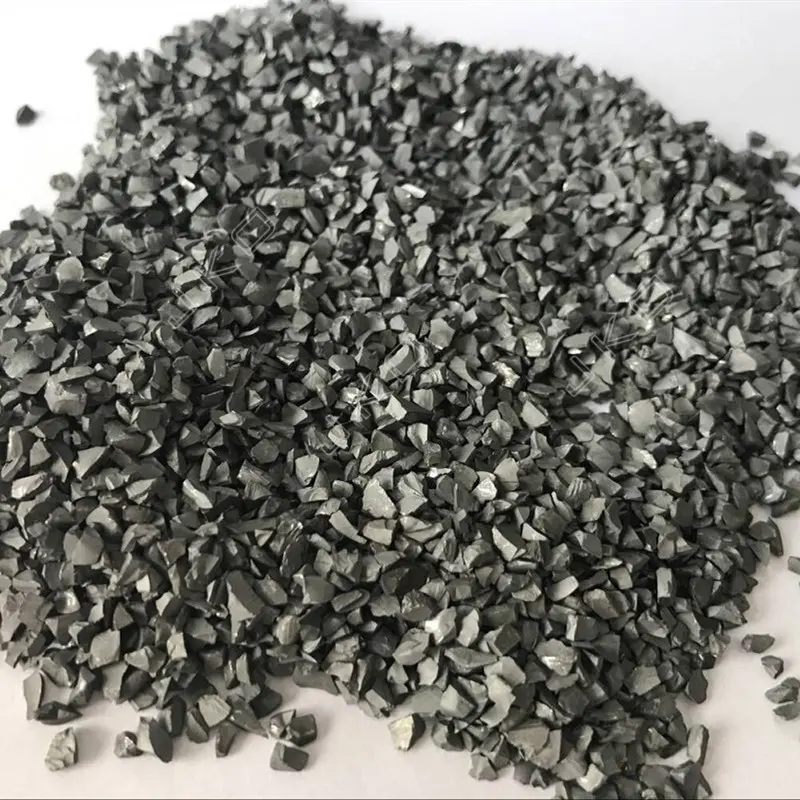 tungsten carbide chips various mesh cemented carbide wear parts, tungsten carbide crushed grits granule