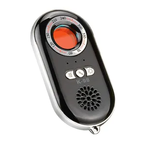RF Laser LED Báo Động Mini Máy Ảnh Detector An Ninh Chống Trộm Báo Động Âm Thanh Không Dây Rung Detector