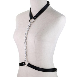ปลอกคอรัดตัวพร้อมโซ่ โชคเกอร์ เข็มขัดรัดตัว เครื่องประดับร่างกาย - Product Image 4