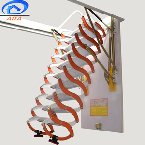 Elegante acero al carbono retráctil ático <span class=keywords><strong>escalera</strong></span> - Product Image 3