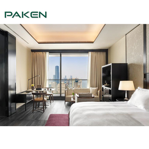 Comercial nuevo diseño personalizado al por mayor <span class=keywords><strong>Hotel</strong></span> Suite habitación muebles de dormitorio cama Silla de escritorio - Product Image 1